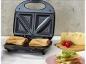 Toster opiekacz do kanapek tostów grzanek 750w sandwich podwójny czarny