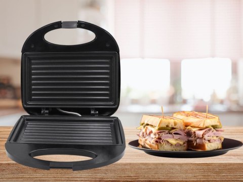 Toster opiekacz typ grill do kanapek panini tortilla nieprzywierająca 750w Toster opiekacz typ grill do kanapek panini tortilla nieprzywierająca 750w