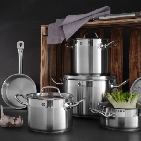GARNEK ŚREDNI PROFI LINE Z POKRYWKĄ 10 L, ŚR. 280 X 170 H - HENDI 831502 GARNEK ŚREDNI PROFI LINE Z POKRYWKĄ 10 L, ŚR. 280 X 170 H - HENDI 831502