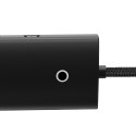 LITE SERIES PRZEJŚCIÓWKA HUB USB-C 4X USB 3.0 2M CZARNY