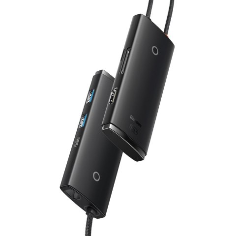LITE SERIES WIELOFUNKCYJNY HUB USB-C 2 X USB 3.0 USB-C HDMI 1.4 SD-TF CZARNY LITE SERIES WIELOFUNKCYJNY HUB USB-C 2 X USB 3.0 USB-C HDMI 1.4 SD-TF CZARNY