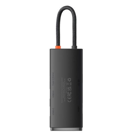 LITE SERIES WIELOFUNKCYJNY HUB USB-C 2 X USB 3.0 USB-C HDMI 1.4 SD-TF CZARNY LITE SERIES WIELOFUNKCYJNY HUB USB-C 2 X USB 3.0 USB-C HDMI 1.4 SD-TF CZARNY