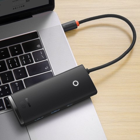 LITE SERIES WIELOFUNKCYJNY HUB USB-C 2 X USB 3.0 USB-C HDMI 1.4 SD-TF CZARNY LITE SERIES WIELOFUNKCYJNY HUB USB-C 2 X USB 3.0 USB-C HDMI 1.4 SD-TF CZARNY