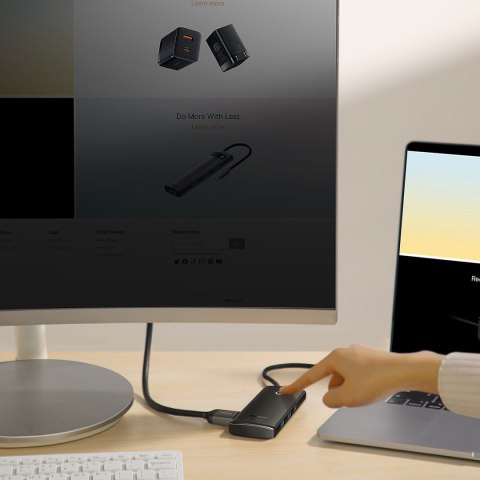 LITE SERIES WIELOFUNKCYJNY HUB USB-C 2 X USB 3.0 USB-C HDMI 1.4 SD-TF CZARNY LITE SERIES WIELOFUNKCYJNY HUB USB-C 2 X USB 3.0 USB-C HDMI 1.4 SD-TF CZARNY