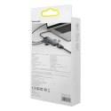 STACJA DOKUJĄCA HUB 8W1 USB-C 1XHDMI 3XUSB 3.2 1XPOWER DELIVERY CZYTNIK KART SD CZYTNIK KART TF VGA SZARY