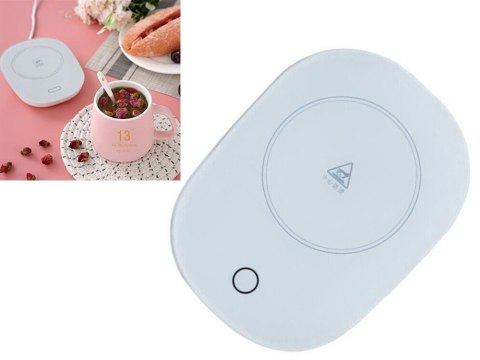 Elektryczny podgrzewacz pod kubek do kawy herbaty 16w led wodoodporny panel Elektryczny podgrzewacz pod kubek do kawy herbaty 16w led wodoodporny panel