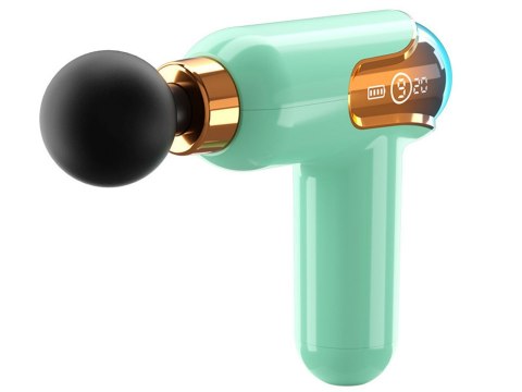 Mini pistolet do masażu mocny masażer massage gun przenośny + 4 końcówki Mini pistolet do masażu mocny masażer massage gun przenośny + 4 końcówki