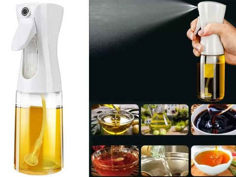 Spryskiwacz do oleju oliwy octu dozownik w sprayu 200ml szklany rozpylacz Spryskiwacz do oleju oliwy octu dozownik w sprayu 200ml szklany rozpylacz