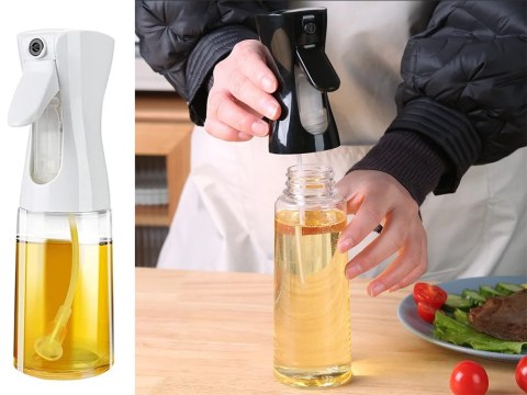 Spryskiwacz do oleju oliwy octu dozownik w sprayu 200ml szklany rozpylacz Spryskiwacz do oleju oliwy octu dozownik w sprayu 200ml szklany rozpylacz