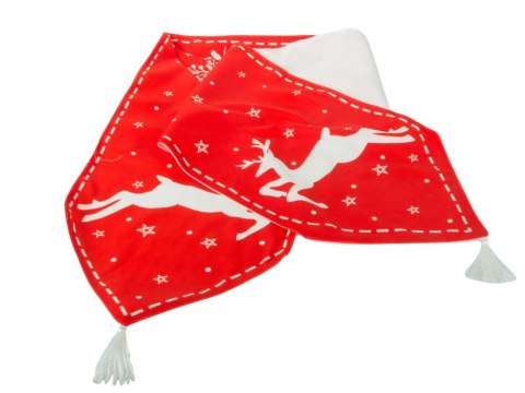 Bieżnik na stół świąteczny renifer wigilijny na boże narodzenie 205x35cm Bieżnik na stół świąteczny renifer wigilijny na boże narodzenie 205x35cm