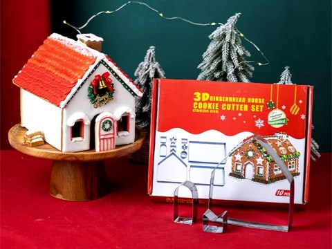 Domek z piernika foremki do pierników świątecznych wykrawacze szopka chatka Domek z piernika foremki do pierników świątecznych wykrawacze szopka chatka