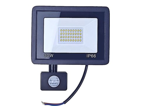 Halogen naświetlacz reflektor led 30w 6000k z czujnik ruchu zmierzchu ip66 Halogen naświetlacz reflektor led 30w 6000k z czujnik ruchu zmierzchu ip66