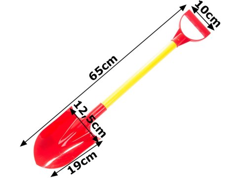 Łopatka do piasku piaskownicy śniegu śniegowa łopata plastikowa 65cm Łopatka do piasku piaskownicy śniegu śniegowa łopata plastikowa 65cm