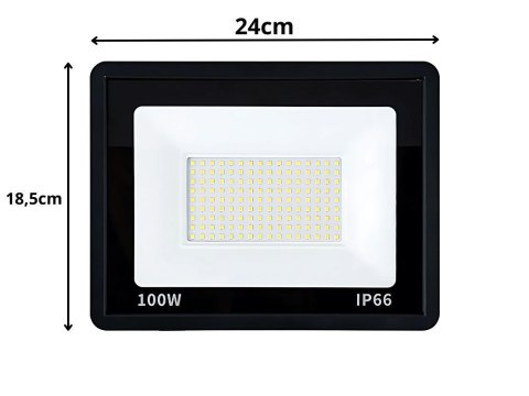 Naświetlacz halogen reflektor led 100w 6000k zewnętrzny wodoodporny ip66 Naświetlacz halogen reflektor led 100w 6000k zewnętrzny wodoodporny ip66