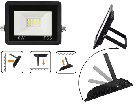 Naświetlacz halogen reflektor led 10w 6000k zewnętrzny wodoodporny ip66 Naświetlacz halogen reflektor led 10w 6000k zewnętrzny wodoodporny ip66