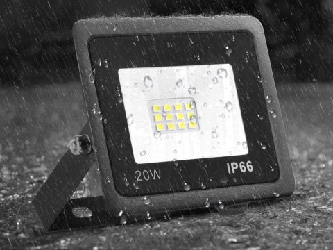 Naświetlacz halogen reflektor led 20w 6000k zewnętrzny wodoodporny ip66 Naświetlacz halogen reflektor led 20w 6000k zewnętrzny wodoodporny ip66