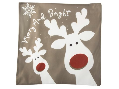 Poszewka świąteczna na poduszkę 45x45 na boże narodzenie renifer rudolf Poszewka świąteczna na poduszkę 45x45 na boże narodzenie renifer rudolf