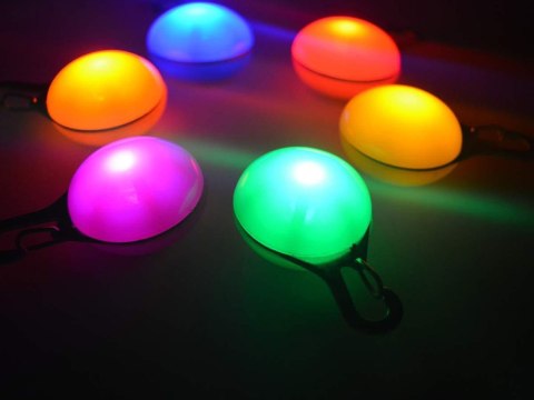 Świecąca lampka led na obrożę zawieszka dla psa kota światełko do obroży Świecąca lampka led na obrożę zawieszka dla psa kota światełko do obroży