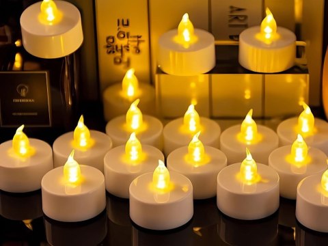 Świeczka led na baterie do znicza ozdoba do stroika efekt płomienia Świeczka led na baterie do znicza ozdoba do stroika efekt płomienia