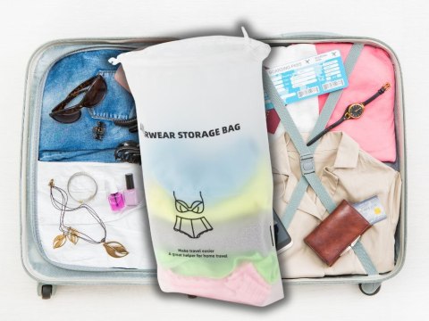 Torba podróżna na bieliznę organizer do samolotu wodoodporny na podróż Torba podróżna na bieliznę organizer do samolotu wodoodporny na podróż