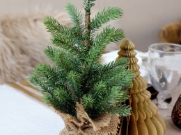 Choinka sztuczna mała 50cm dekoracyjna drzewko ozdobne na biurko stół