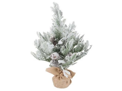 Choinka sztuczna śnieg mała 45cm ozdobna na biurko stół gęsta ośnieżona Choinka sztuczna śnieg mała 45cm ozdobna na biurko stół gęsta ośnieżona