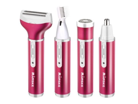 Depilator golarka damska do ciała nóg trymer 4w1 wymienne końcówki usb Depilator golarka damska do ciała nóg trymer 4w1 wymienne końcówki usb