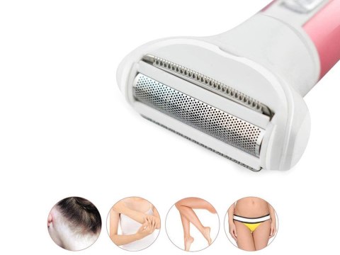 Depilator golarka damska do ciała nóg trymer 4w1 wymienne końcówki usb Depilator golarka damska do ciała nóg trymer 4w1 wymienne końcówki usb