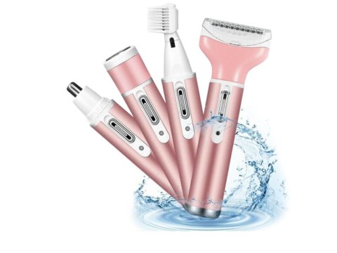 Depilator golarka damska do ciała nóg trymer 4w1 wymienne końcówki usb Depilator golarka damska do ciała nóg trymer 4w1 wymienne końcówki usb