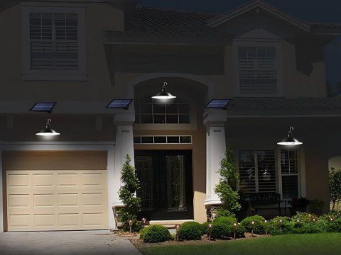 Lampa solarna led wisząca ogrodowa zewnętrzna z pilotem czujnik zmierzchu Lampa solarna led wisząca ogrodowa zewnętrzna z pilotem czujnik zmierzchu