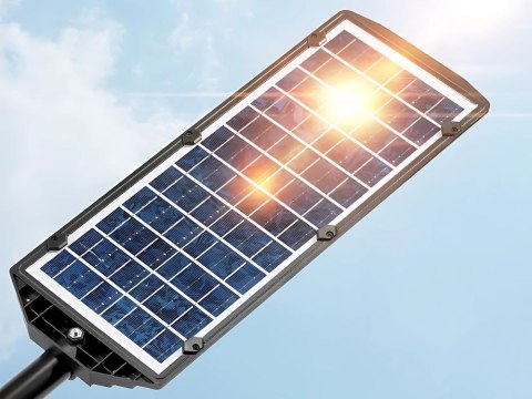 Lampa solarna uliczna led z pilotem mocna wodoodporna ip65 czujnik ruchu Lampa solarna uliczna led z pilotem mocna wodoodporna ip65 czujnik ruchu