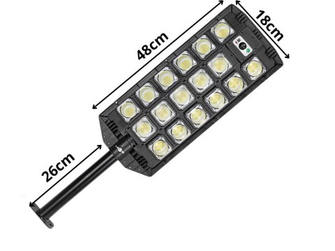 Lampa solarna uliczna led z pilotem mocna wodoodporna ip65 czujnik ruchu Lampa solarna uliczna led z pilotem mocna wodoodporna ip65 czujnik ruchu
