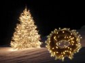 Lampki choinkowe wewnętrzne biały ciepły 500 led oświetlenie 7 programów
