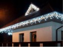Lampki kurtyna świetlna girlanda świąteczna ozdoba 300 led zimna ip44