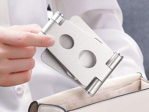 Podstawka pod na telefon tablet uchwyt stojak metalowy antypoślizgowy Podstawka pod na telefon tablet uchwyt stojak metalowy antypoślizgowy