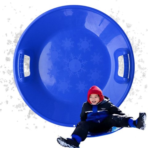 Sanki plastikowe talerz ślizg slizgacz zjazdowy na śnieg okrągłe duże 62cm Sanki plastikowe talerz ślizg slizgacz zjazdowy na śnieg okrągłe duże 62cm