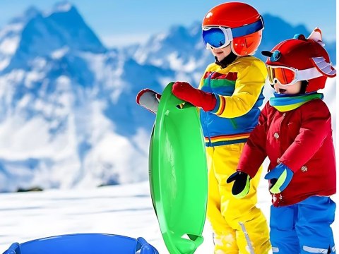 Sanki plastikowe talerz ślizg slizgacz zjazdowy na śnieg okrągłe duże 62cm Sanki plastikowe talerz ślizg slizgacz zjazdowy na śnieg okrągłe duże 62cm