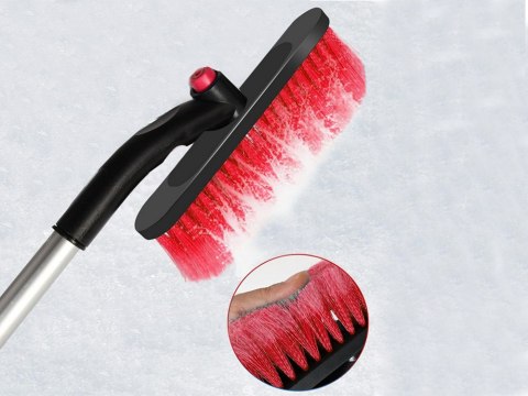 Skrobaczka szczotka zmiotka teleskopowa składana do auta szyby śniegu lodu Skrobaczka szczotka zmiotka teleskopowa składana do auta szyby śniegu lodu