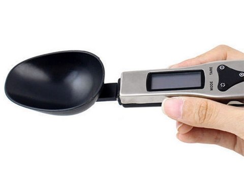 Waga kuchenna łyżka elektroniczna lcd cyfrowa prcyzyjna do ręczna 500g Waga kuchenna łyżka elektroniczna lcd cyfrowa prcyzyjna do ręczna 500g