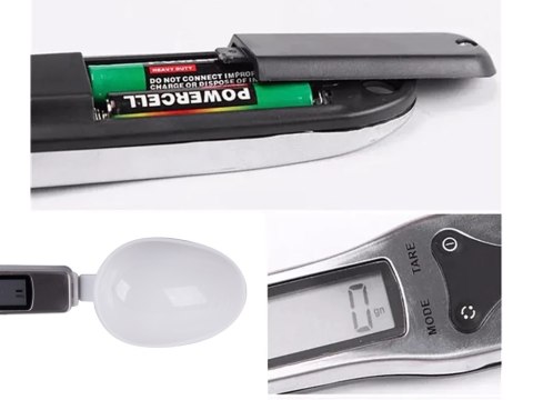 Waga kuchenna łyżka elektroniczna lcd cyfrowa precyzyjna ręczna 500g Waga kuchenna łyżka elektroniczna lcd cyfrowa precyzyjna ręczna 500g