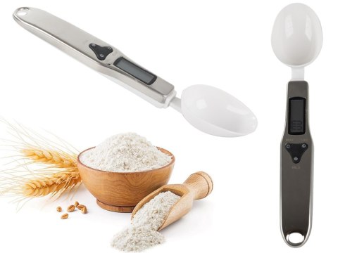 Waga kuchenna łyżka elektroniczna lcd cyfrowa precyzyjna ręczna 500g Waga kuchenna łyżka elektroniczna lcd cyfrowa precyzyjna ręczna 500g