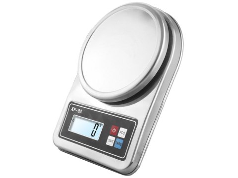 Elektroniczna waga kuchenna z misą 5kg/1g cyfrowa precyzyjna metalowa Elektroniczna waga kuchenna z misą 5kg/1g cyfrowa precyzyjna metalowa