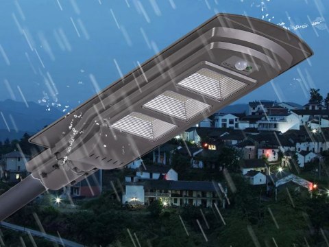 Lampa solarna uliczna led latarnia z pilotem czujnik ruchu i zmierzchu ip65 Lampa solarna uliczna led latarnia z pilotem czujnik ruchu i zmierzchu ip65