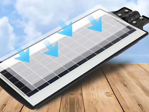 Lampa solarna uliczna led latarnia z pilotem czujnik ruchu i zmierzchu ip65 Lampa solarna uliczna led latarnia z pilotem czujnik ruchu i zmierzchu ip65