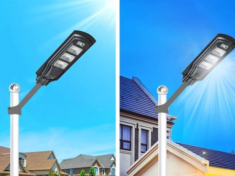 Lampa solarna uliczna led latarnia z pilotem czujnik ruchu i zmierzchu ip65 Lampa solarna uliczna led latarnia z pilotem czujnik ruchu i zmierzchu ip65