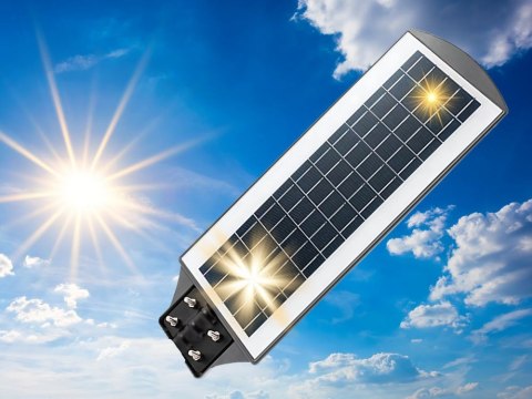 Lampa solarna uliczna led latarnia z pilotem czujnik ruchu i zmierzchu ip65 Lampa solarna uliczna led latarnia z pilotem czujnik ruchu i zmierzchu ip65