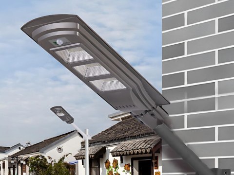 Lampa solarna uliczna led latarnia z pilotem czujnik ruchu i zmierzchu ip65 Lampa solarna uliczna led latarnia z pilotem czujnik ruchu i zmierzchu ip65