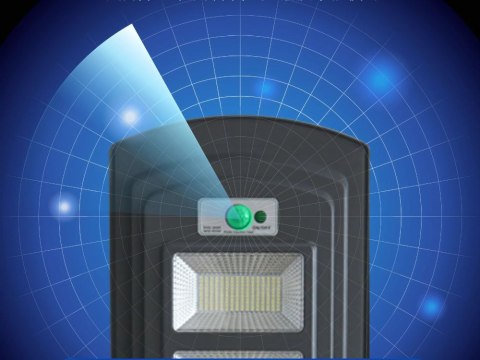 Lampa solarna uliczna led latarnia z pilotem czujnik ruchu i zmierzchu ip65 Lampa solarna uliczna led latarnia z pilotem czujnik ruchu i zmierzchu ip65