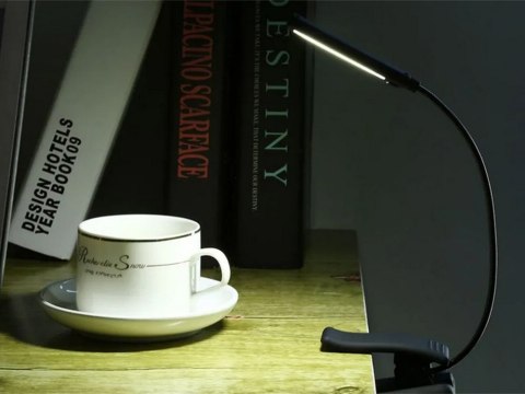 Lampka do czytania książek usb lampka nocna z klipsem zdrowa dla oczu 9 led Lampka do czytania książek usb lampka nocna z klipsem zdrowa dla oczu 9 led