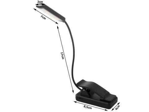Lampka do czytania książek usb lampka nocna z klipsem zdrowa dla oczu 9 led Lampka do czytania książek usb lampka nocna z klipsem zdrowa dla oczu 9 led